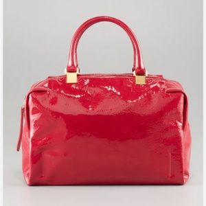 Lanvin. SOLD OUT 
Moon River Patent Bowler Bag